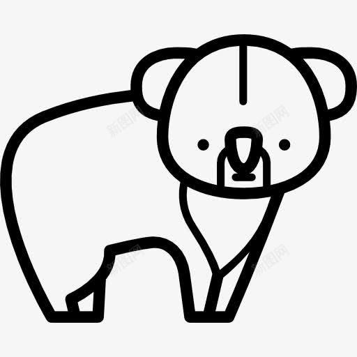 Koala图标png_新图网 https://ixintu.com 动物 动物园 动物王国 哺乳动物 考拉 野生动物