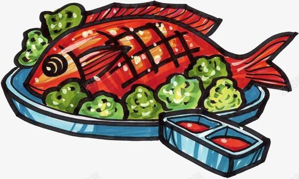 卡通美味的食物小鱼png免抠素材_新图网 https://ixintu.com 卡通 美味 食物