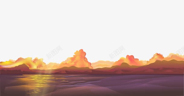 黄昏夜景矢量图eps免抠素材_新图网 https://ixintu.com 山 矢量黄昏夜景 黄昏夜景 黄昏夜景素材 矢量图