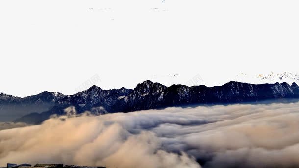 四川牛背山云海十八psd设计背景_新图网 https://ixintu.com 名胜古迹 旅游风景 著名建筑