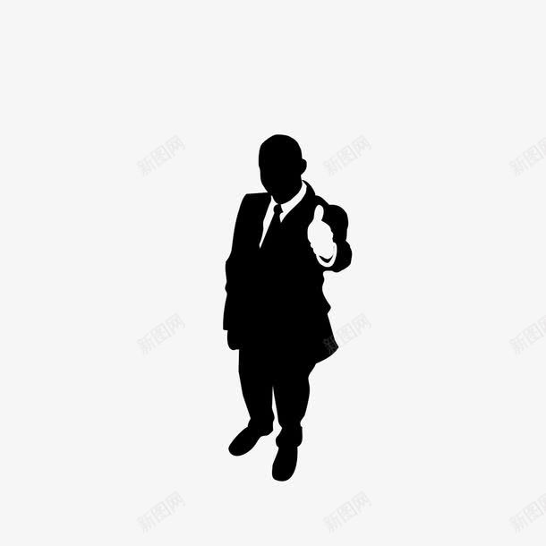 商务人物黑白剪影png免抠素材_新图网 https://ixintu.com 人物 商务 黑白剪影