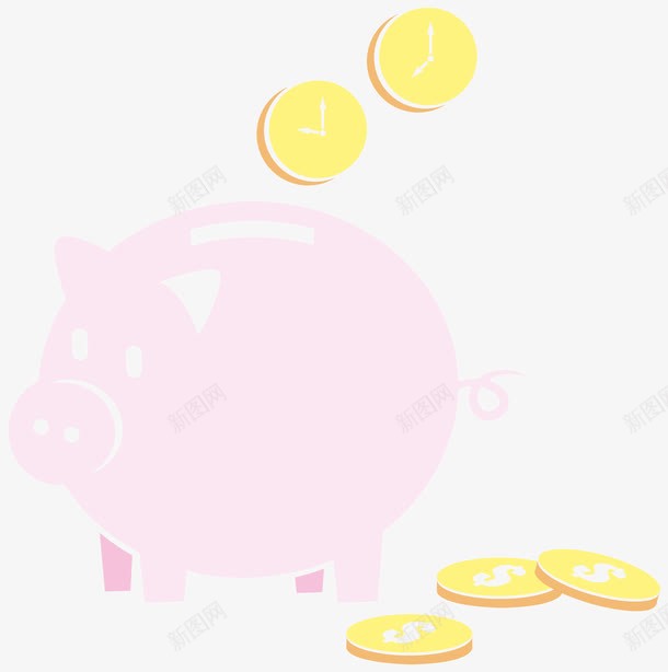 储蓄罐png免抠素材_新图网 https://ixintu.com 储蓄 储蓄罐 存钱 存钱箱 存钱罐 扁平 猪 理财 金币 金融