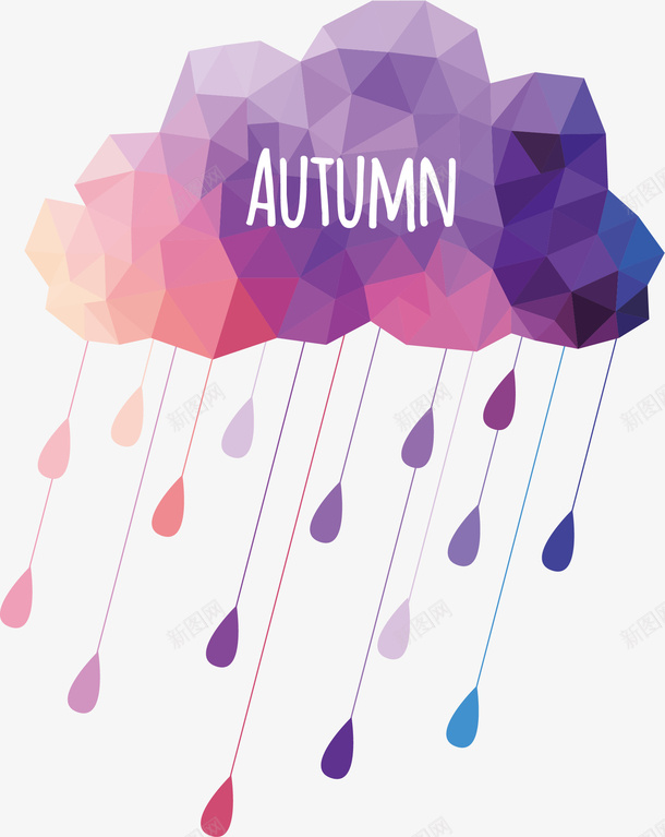 下雨元素矢量图ai免抠素材_新图网 https://ixintu.com png 乌云 元素 卡通 秋雨 矢量图