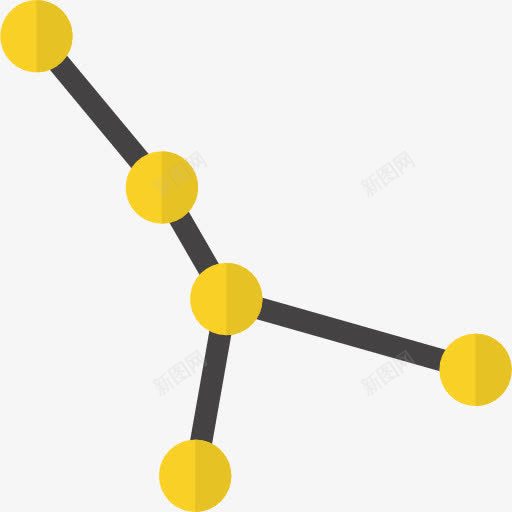 星座图标png_新图网 https://ixintu.com 北斗星 大熊座 天文学 教育 星座 科学