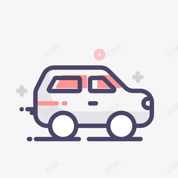 卡通手绘简笔汽车矢量图eps免抠素材_新图网 https://ixintu.com 免抠图PNG 卡通 手绘 汽车 简笔 矢量图