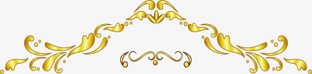 金色雕花淘宝承接页png免抠素材_新图网 https://ixintu.com 承接 金色 雕花