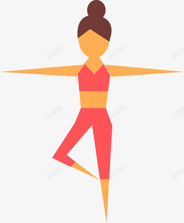 卡通做瑜伽的女孩图png免抠素材_新图网 https://ixintu.com 人 人体 健康 健康的生活方式 健身 儿童瑜伽 可爱 平衡 手 放松 瑜伽 生活方式 身心 运动 锻炼