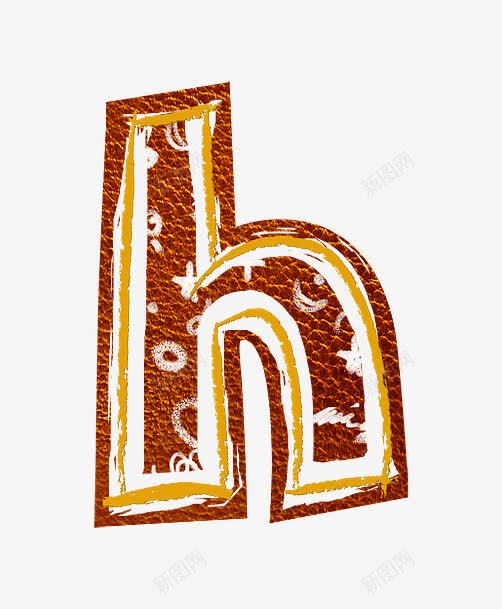 皮革字母hpng免抠素材_新图网 https://ixintu.com 创意数字 手工风 皮革字母数字