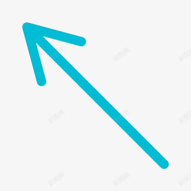 彩色箭头png免抠素材_新图网 https://ixintu.com 彩色箭头 指示 箭头 线型箭头 蓝色