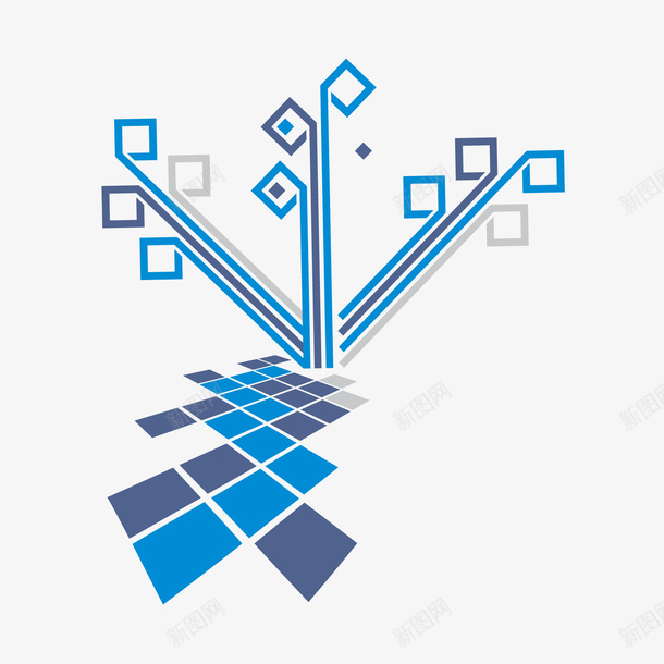 立体动感科技抽象图案矢量图ai免抠素材_新图网 https://ixintu.com 动感 抽象图案 科技 立体 立体动感科技抽象图案 矢量图