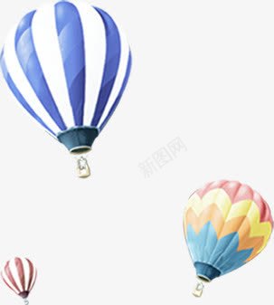 彩色时尚春天漂浮热气球png免抠素材_新图网 https://ixintu.com 彩色 时尚 春天 漂浮 热气球