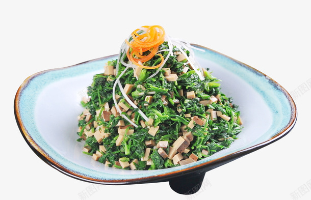 荠菜香干png免抠素材_新图网 https://ixintu.com 产品实物 佳肴 凉拌 搭配 美味 美食 荠菜 营养 食材 香干