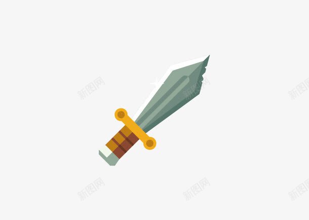 铁剑矢量图ai免抠素材_新图网 https://ixintu.com 图形 武器 铁剑 矢量图