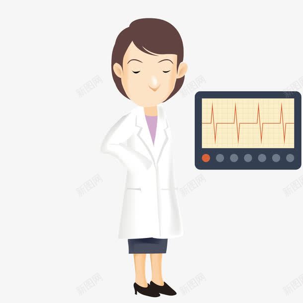 案健康体检医生png免抠素材_新图网 https://ixintu.com 体检 健康 健康体检 医生 图案