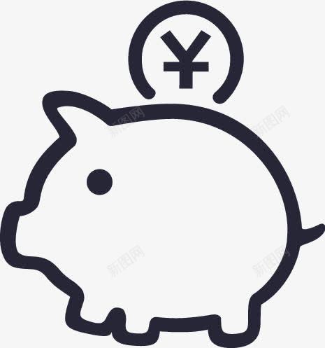 理财存钱罐png免抠素材_新图网 https://ixintu.com 理财存钱罐