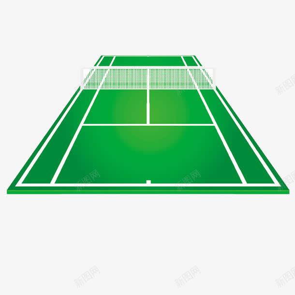绿色球场png免抠素材_新图网 https://ixintu.com 卡通球场 场地 场所 球场 绿色场所 网球场