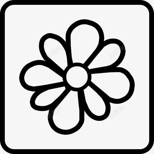 花ICQ感应电动机标志信使rcons社会图标png_新图网 https://ixintu.com icq im logo messenger 信使 标志 花