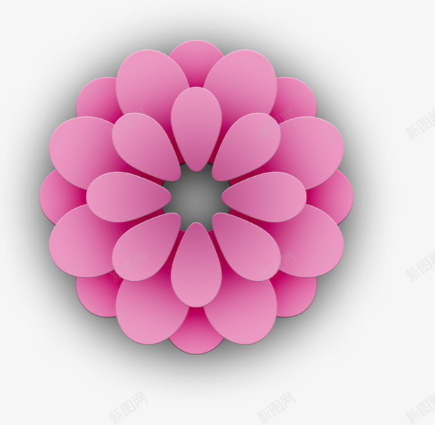 装饰微立体粉色鲜花psd免抠素材_新图网 https://ixintu.com 微立体 粉色 花卉 花朵 装饰图案 雕花 鲜花