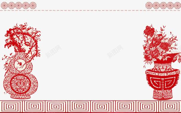 中国风PPT模板png免抠素材_新图网 https://ixintu.com PPT元素 PPT模板 PPT背景 中国风 红色
