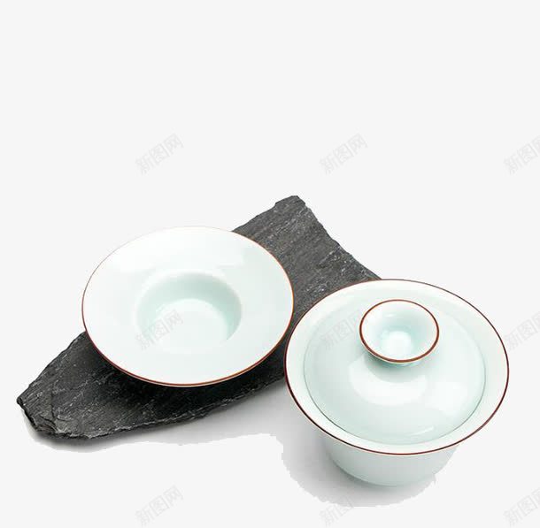 白瓷茶壶杯托png免抠素材_新图网 https://ixintu.com 产品实物 日用百货 白瓷