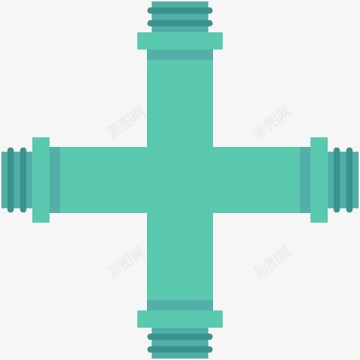 绿色管子png免抠素材_新图网 https://ixintu.com 下水道 卡通 图形 手绘 水彩 管子 绿色 装饰