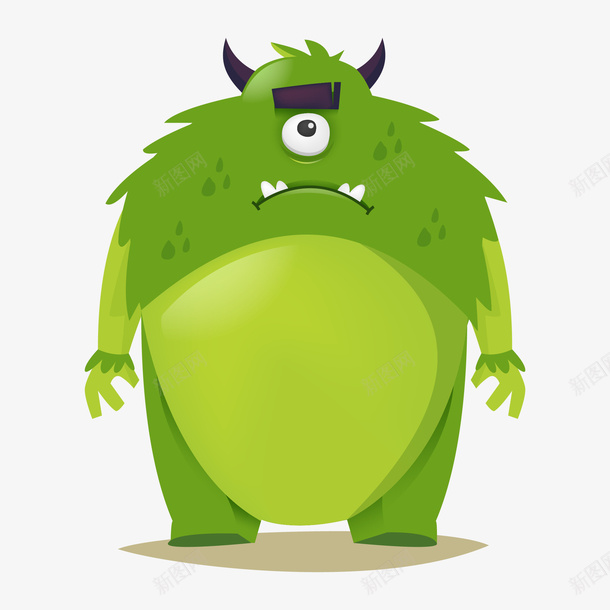 绿色独眼怪物矢量图ai免抠素材_新图网 https://ixintu.com 卡通绿色独眼怪物 卡通绿色独眼怪物矢量图 小妖怪 矢量图 绿怪物 绿色妖怪 绿色独眼怪物 绿色独眼怪物免费png下载