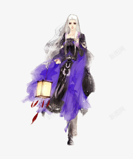 古风人物png免抠素材_新图网 https://ixintu.com 人物 古风 提灯