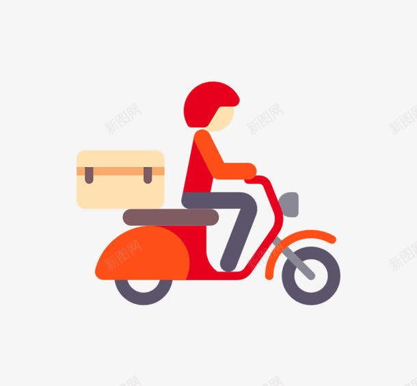 摩托车png免抠素材_新图网 https://ixintu.com 女子骑摩托 摩托车 摩的 电瓶车