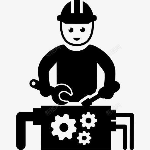 工人用工具图标png_新图网 https://ixintu.com 人 力学 工业图标 工人 工具 沃金 男性
