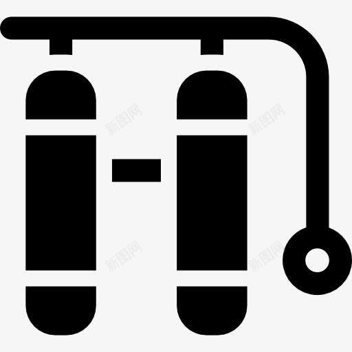 氧图标png_新图网 https://ixintu.com 体育竞赛 储气罐 氧气 氧气罐 潜水 运动用具