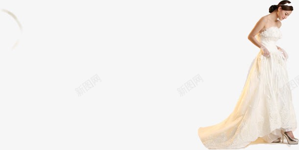 婚纱女孩淘宝背景png免抠素材_新图网 https://ixintu.com 女孩 婚纱 背景