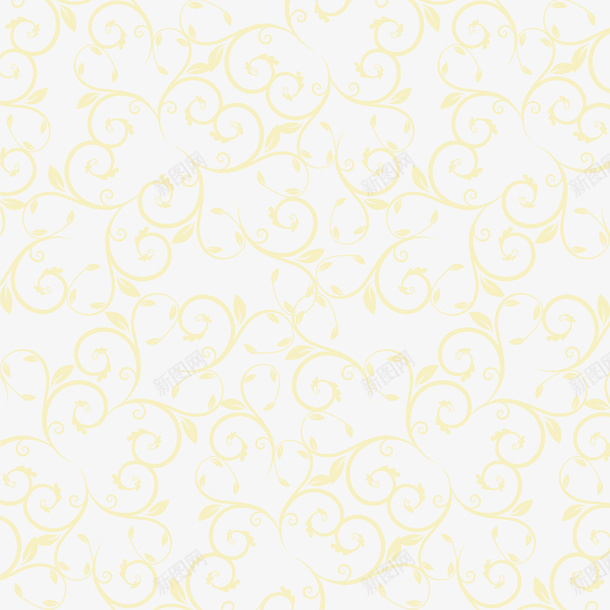 黄色简约花边边框纹理png免抠素材_新图网 https://ixintu.com 免抠PNG 简约花边 边框纹理 黄色