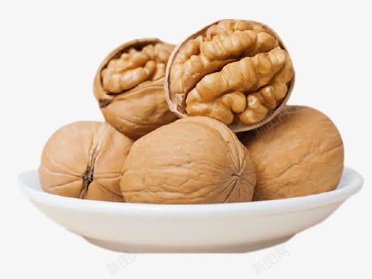 脆皮核桃png免抠素材_新图网 https://ixintu.com 产品实物 干果类 美颜 补脑