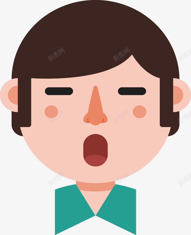 叹气的商务男孩png免抠素材_新图网 https://ixintu.com 人物 创意 叹气 张嘴 男孩