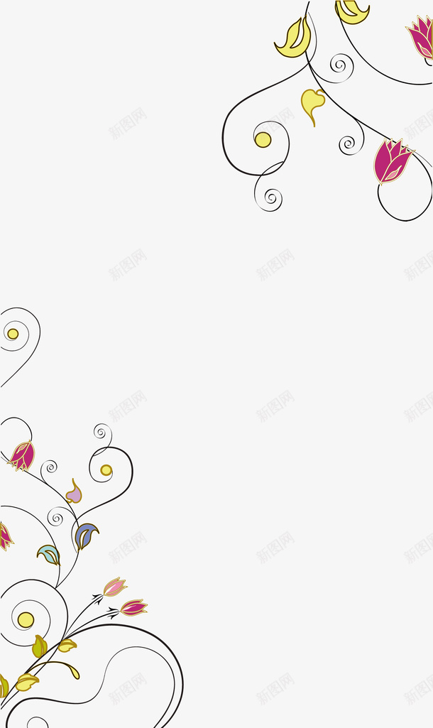 时尚背景装饰图案矢量图ai免抠素材_新图网 https://ixintu.com 图案背景 时尚背景 背景图案 背景矢量 背景装饰 矢量图