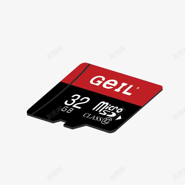 手机32GB大容量内存卡png免抠素材_新图网 https://ixintu.com 32GB内存卡 32G内存卡 TF卡 大容量内存卡 瞬时读写 红色黑色