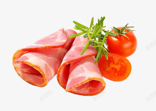 火锅肉片png免抠素材_新图网 https://ixintu.com 实物 火腿肉片 火锅肉片 番茄 美食 食材