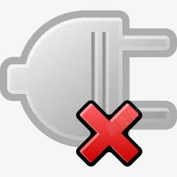 权力断开连接状态图标png_新图网 https://ixintu.com disconnected power 断开连接 权力