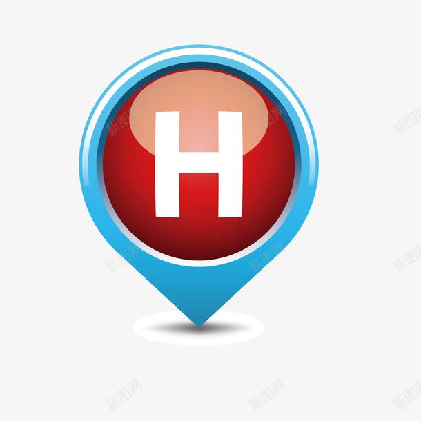 地理定位图标png_新图网 https://ixintu.com 位置 位置信息矢量 地图定位 定位图标
