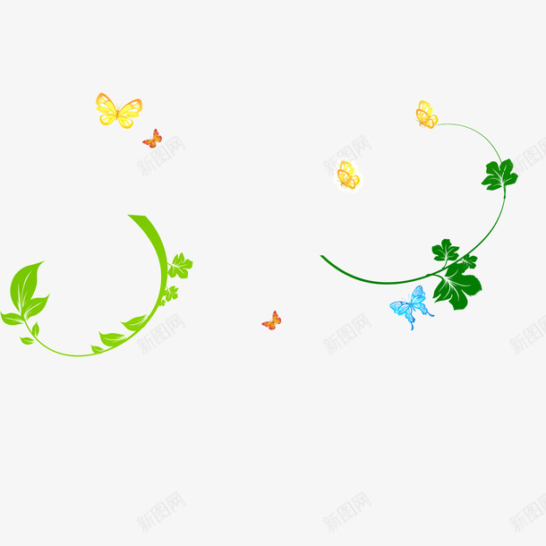 绿色树叶花纹背景装饰图案psd免抠素材_新图网 https://ixintu.com 树叶 绿色 背景装饰图案 花纹