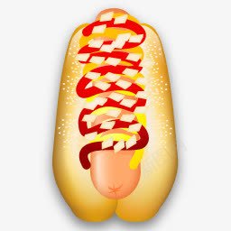 长面包快餐食物图标png_新图网 https://ixintu.com png 图标 快餐 面包 食物