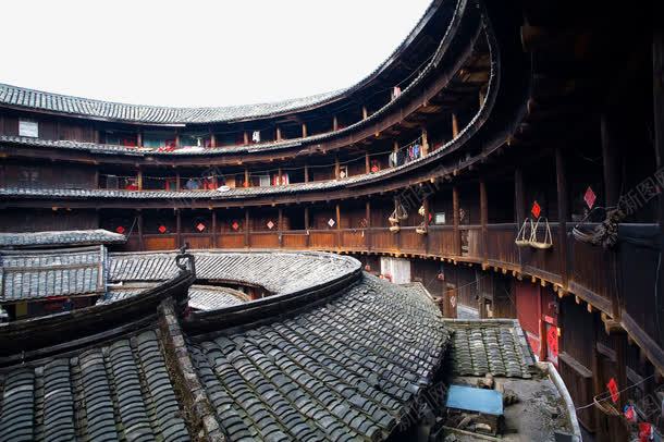 福建省永定土楼二十四psd免抠素材_新图网 https://ixintu.com 名胜古迹 土楼 旅游风景 著名建筑