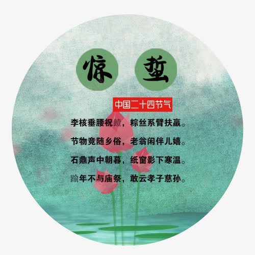 彩色纹理装饰惊蛰节气png免抠素材_新图网 https://ixintu.com 中国传统二十四节气 中国风惊蛰节气设计 古风惊蛰节气设计 圆形标签 感兴趣 简约标签