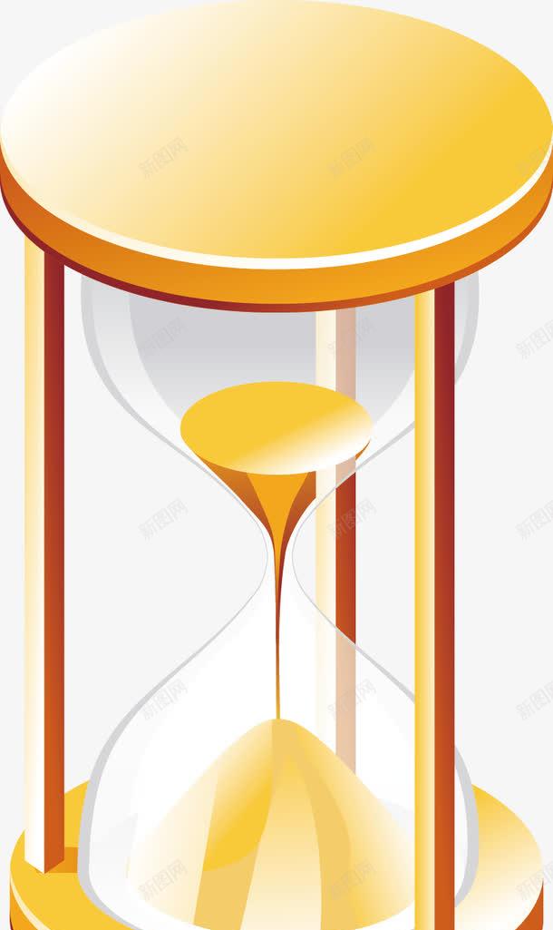 金色沙漏png免抠素材_新图网 https://ixintu.com 卡通 手绘 沙漏 计时 金色