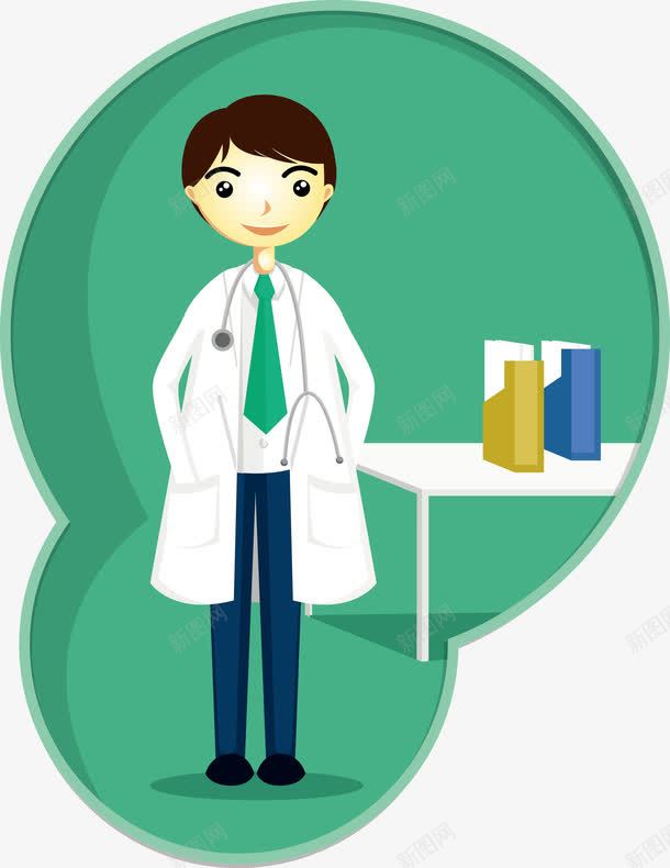 卡通女医生png免抠素材_新图网 https://ixintu.com 卡通 女医生 白大褂