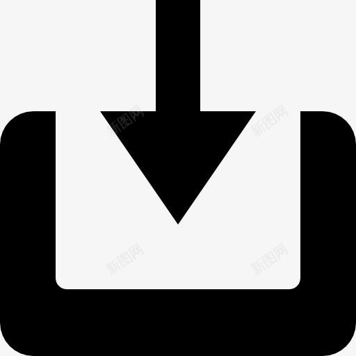 界面符号图标png_新图网 https://ixintu.com 下载 向下箭头 界面下 箭头 邮箱