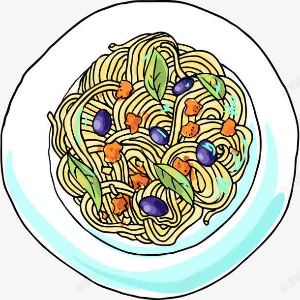 手绘食物铅笔画美食食物烹饪png免抠素材_新图网 https://ixintu.com 意大利面 手绘 烹饪 美食 食物 食物铅笔画