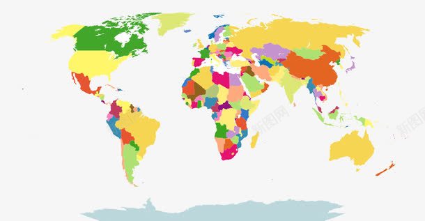 彩色国家分界png免抠素材_新图网 https://ixintu.com 分界 划分 区别 国家 国界线 高清免扣