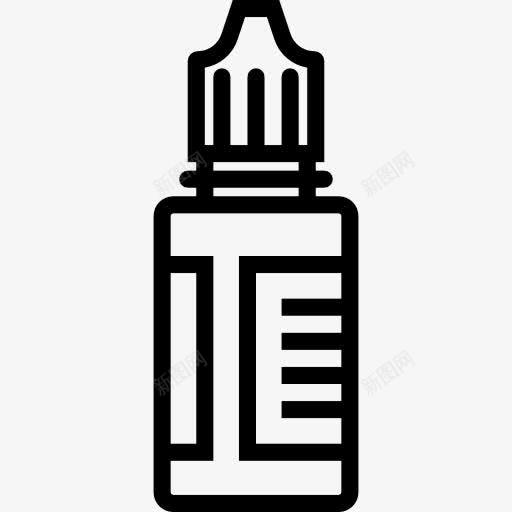 滴眼液图标png_新图网 https://ixintu.com 医疗 医药 滴 滴眼液治疗 眼