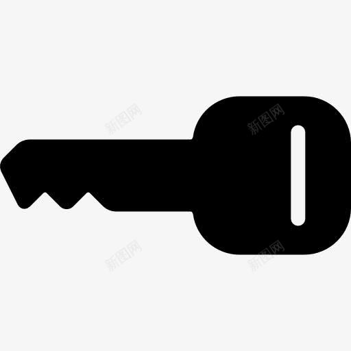 黑键的水平形状图标png_新图网 https://ixintu.com 关键 密码 工具 工具和用具 形状 接口 水平 符号 钥匙 黑色